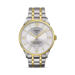 Discount ⭐ Tissot Chemin Des Tourelles ⌚ Watch, 42mm Silver/gold ⭐