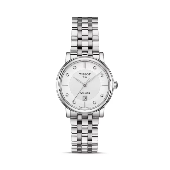 Budget ⭐ Tissot Carson Automatic Lady ⌚ Watch, 30mm White/silver 🌟 3 Budget ⭐ Tissot Carson Automatic Lady ⌚ Watch, 30mm White/silver 🌟