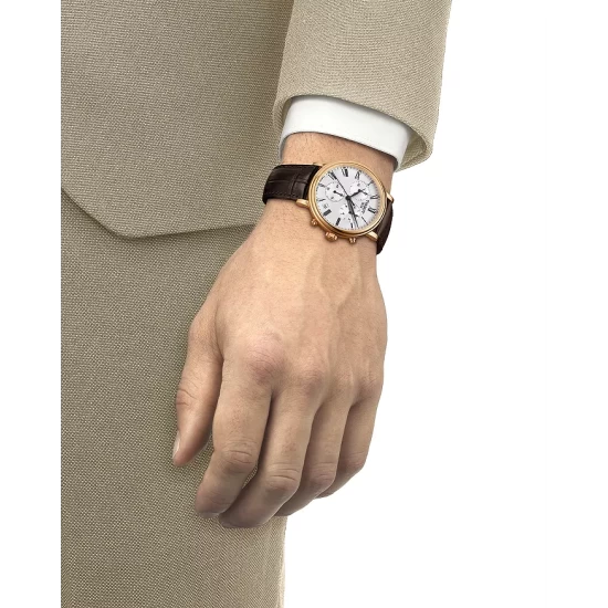 Best deal ๐งจ Tissot Carson Chronograph, 41mm Silver/brown โ๏ธ 4 Best deal ๐งจ Tissot Carson Chronograph, 41mm Silver/brown โ๏ธ - Image 2