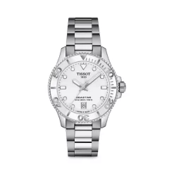 Flash Sale ❤️ Tissot Seastar 1000 ⌚ Watch, 36mm White/silver 👍