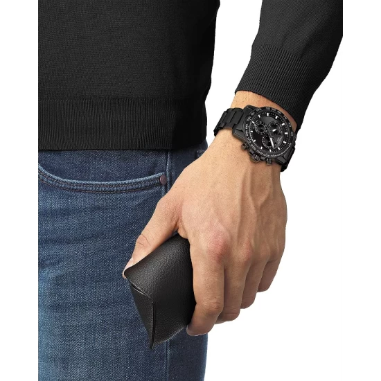Flash Sale 💯 Tissot Supersport Chronograph, 45.5mm Black ❤️ 5 Flash Sale 💯 Tissot Supersport Chronograph, 45.5mm Black ❤️ - Image 3