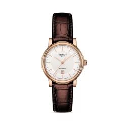 Buy 🌟 Tissot Carson Premium Automatic ⌚ Watch, 30mm White/brown 👏