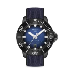 Best Pirce ❤️ Tissot Seastar 2000 Professional ⌚ Watch, 46mm Blue/blue 🎁