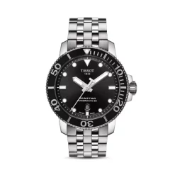New 😉 Tissot Seastar ⌚ Watch, 43mm Black/silver ✔️