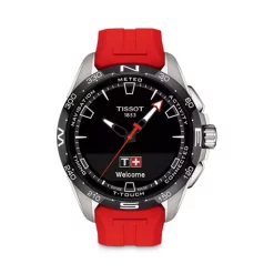Budget ⌛ Tissot T-Touch Connect Solar Smart ⌚ Watch, 47.5mm Red 🔥