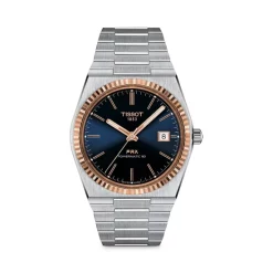 Cheap 😍 Tissot PRX Gold ⌚ Watch, 40mm Blue/silver 🎉