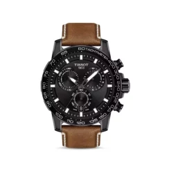 Cheap 👍 Tissot Supersport GTS Chronograph, 45.5mm Black/brown ⭐