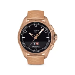 Outlet 😉 Tissot T-Touch Connect Solar Smart ⌚ Watch, 47.5mm Black/rose Gold 🥰