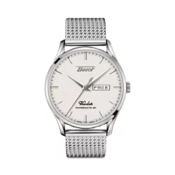 Budget ✨ Tissot Heritage Visodate ⌚ Watch, 42mm Silver Opalin 🧨