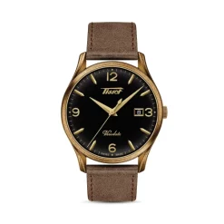 Deals 🎁 Tissot Visodate ⌚ Watch, 40mm Black/brown 🛒
